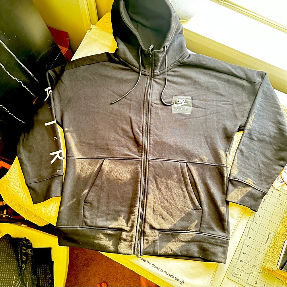 Nike Air Hoodie size L dark black